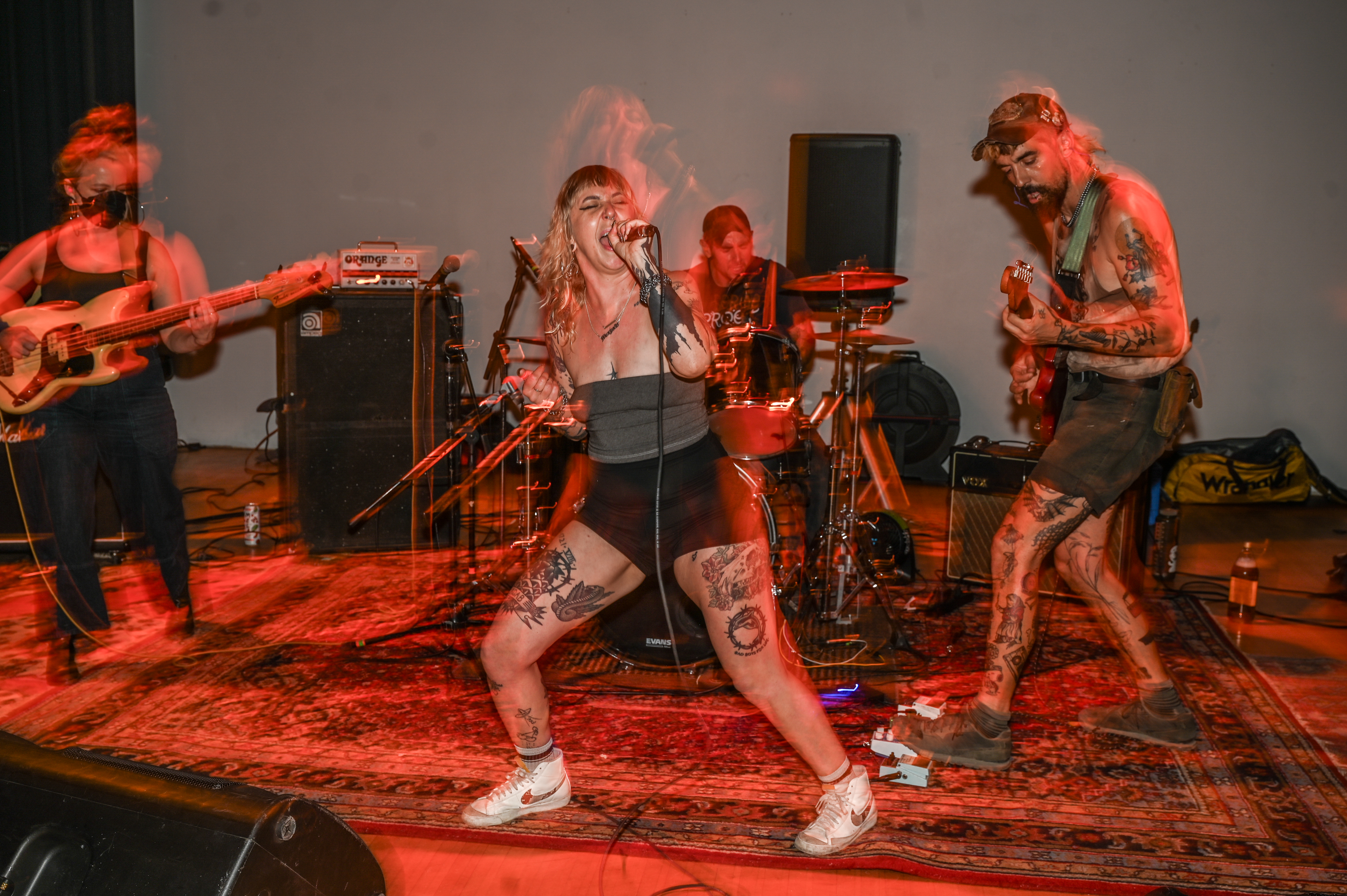 photo of housie playing their second show at studio two three in richmond, va